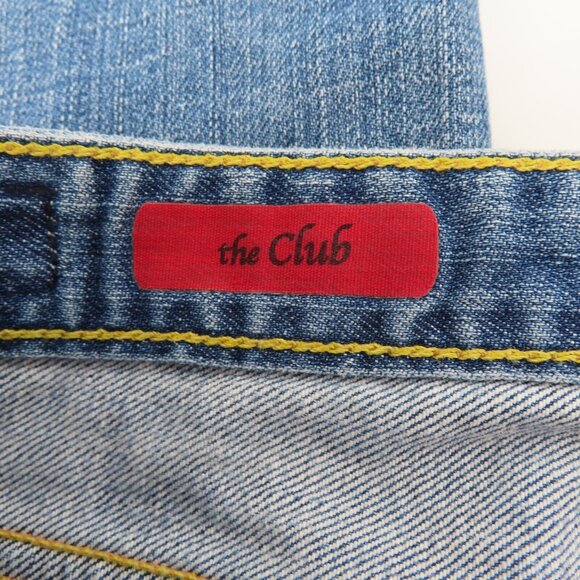 AG Adriano Goldschmied Womens 28 R The Club Bootcut Denim Jeans Cotton Blend - Picture 8 of 12